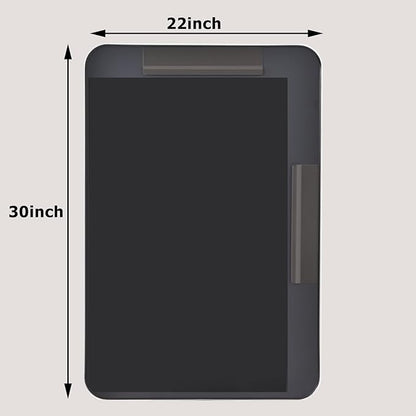 Silver Bathroom Mirror for Wall, 30x22 Inch Rectangular Aluminum Alloy Framed Mirror, Modern Wall Mounted Vanity Mirror for Bathroom, Vertical or Horizontal