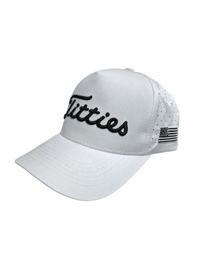 Funny Golf Hat Gifts for Men, USA Funny Golf Cap with USA Flag, Gift Party, Birthdays, Wedding Gifts One-Size Fits All (US, Alpha, One Size, White Hat with Flag)