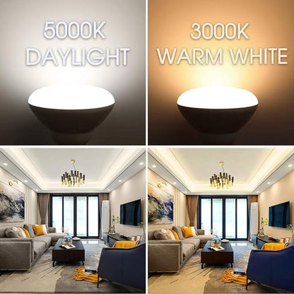 Energetic [Energy Star & CRI 90] 72 Pack LED Flood Light Bulbs BR30, 65W Equivalent, Dimmable, 5000K Daylight, 750lm, Indoor Flood Lights for Recessed Cans, UL Listed