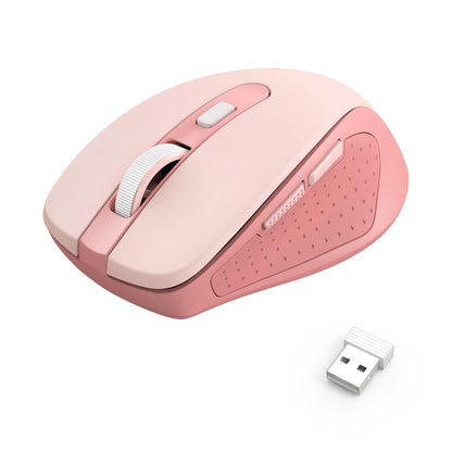 Redragon BM-4092 Wireless Mouse, 5 Level 4000DPI, 18 Months Battery, 2.4GHz Cordless, Portable Optical Computer Mouse for Laptop, PC, Chromebook, Windows, Mac, for Small Hand