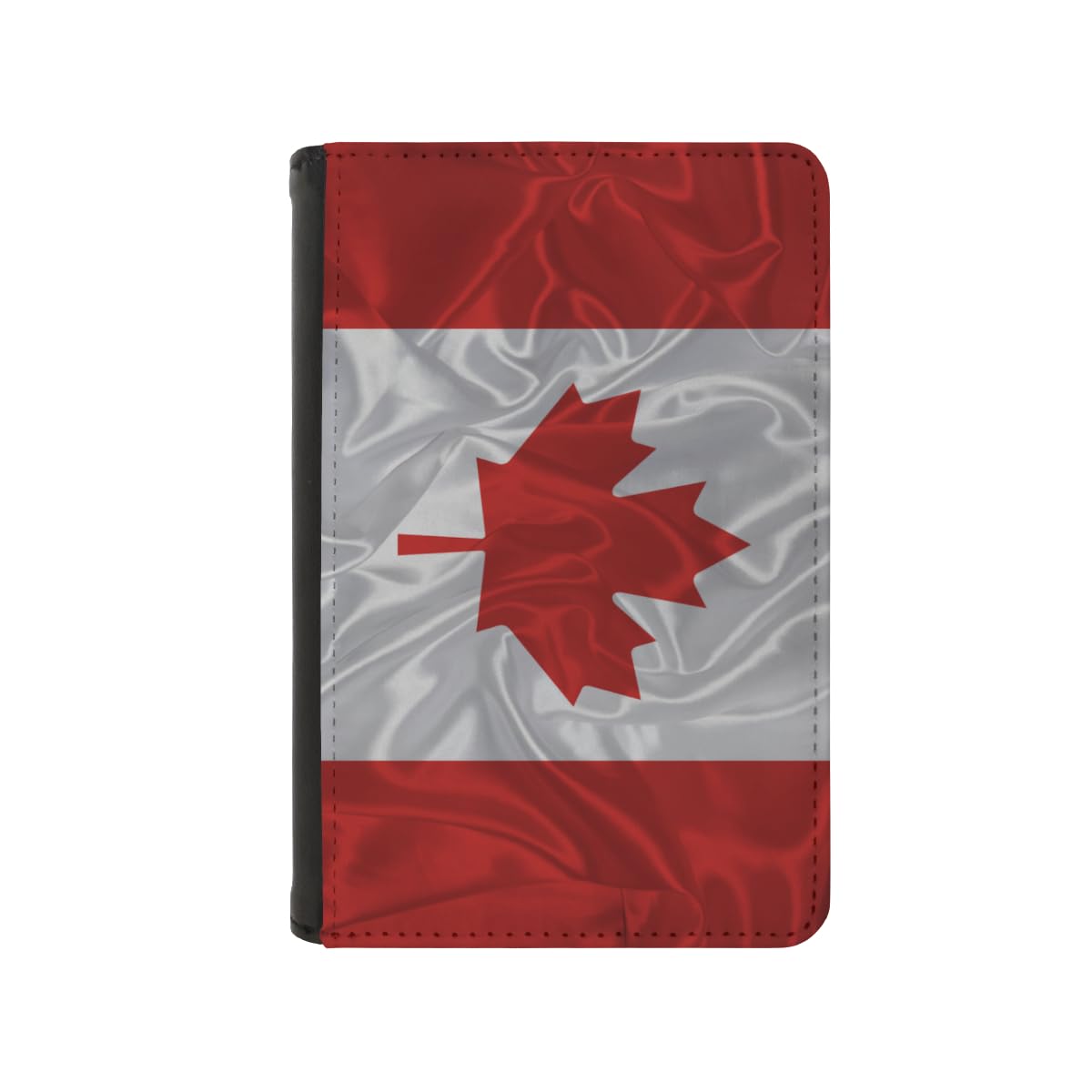 Canada Canadians Flags Passport Holder Cover Wallet Case Novelty PU Leather with Card Slot Travel Accessories Protector for Women Men