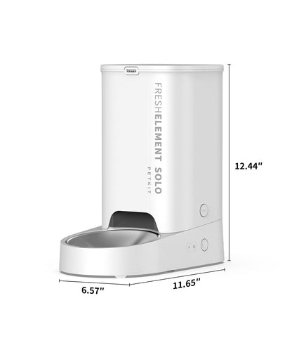 PETKIT Automatic Cat Feeder, 2.4G WiFi Automatic Dog Feeder, App Control Pet Food Dispenser with Triple Fresh-Lock System, Up to 10 Meals Per Day, Schedule Feeding, Food Shortage Alert, 3L Capacity