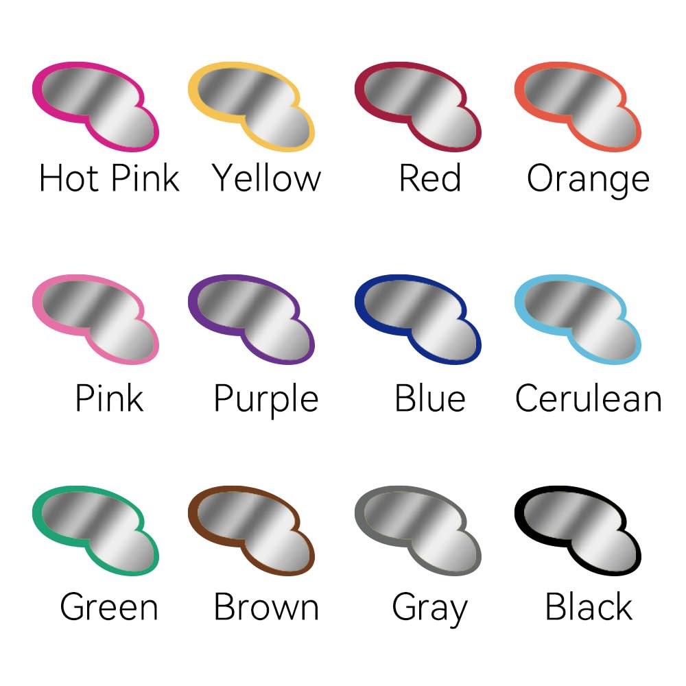 TRANSON 12pcs Outline Shimmering Markers with Metallic for Fun Art Drawing Craft DIY