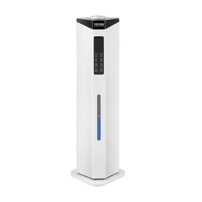 VEVOR Humidifier for Home Large Room, Commercial Humidifier for Whole House 1291.7 sq ft, 16L Water Tank & Night Light & 12h Timer & Auto Shut-Off, Greenhouse, Commercial Branch Tube w/ 360° Nozzle