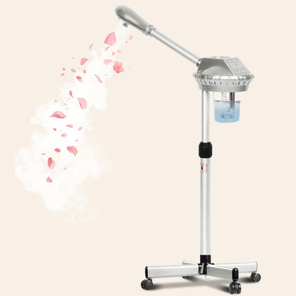 Professional Facial Steamer for Deep Hydration,2in1 Ozone Face Steamer with 5X Magnifying Lamp,Suitable for Home Use or Beauty Spa Deep Cleansing and Hydration