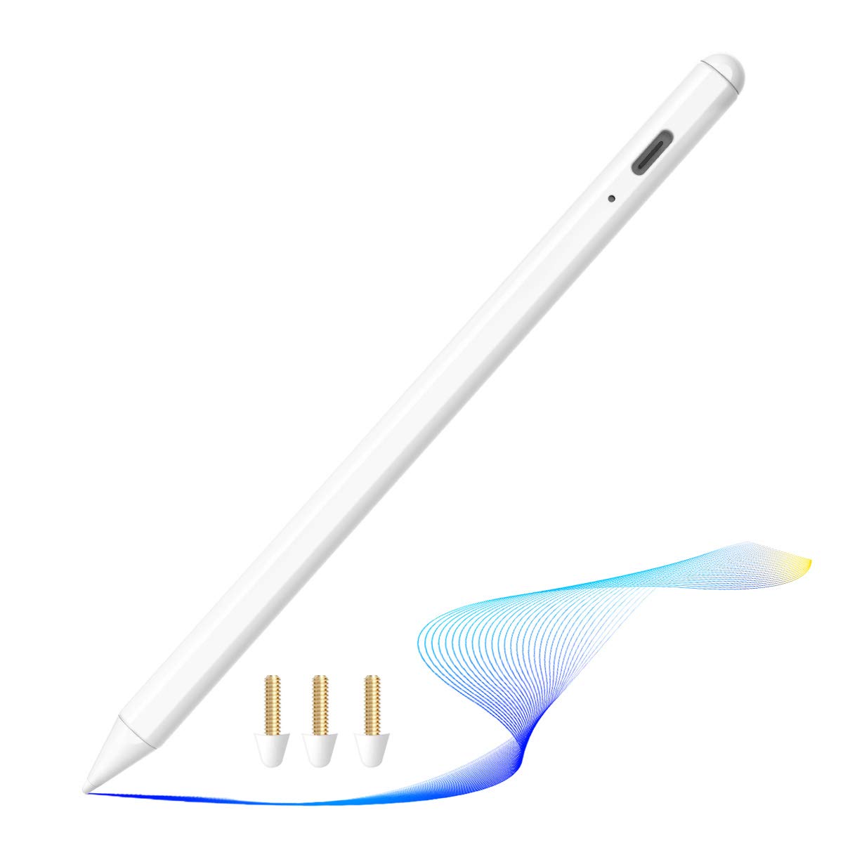 Stylus Pen for Apple iPad Pencil - iPad Pen A16 10th 9th 8th 7th 6th Gen for Apple Pencil 2nd Generation Compatible 2018-2025 iPad Pro M4 11-12.9 Inch iPad Air M2 M3 5th 4th 3rd Mini A17 6th 5th