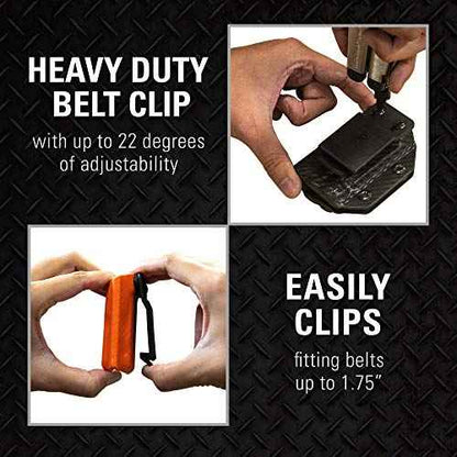 Clip & Carry Kydex Multitool Sheath for the LEATHERMAN Arc - Made in USA - Multi Tool Holder Holster - Black