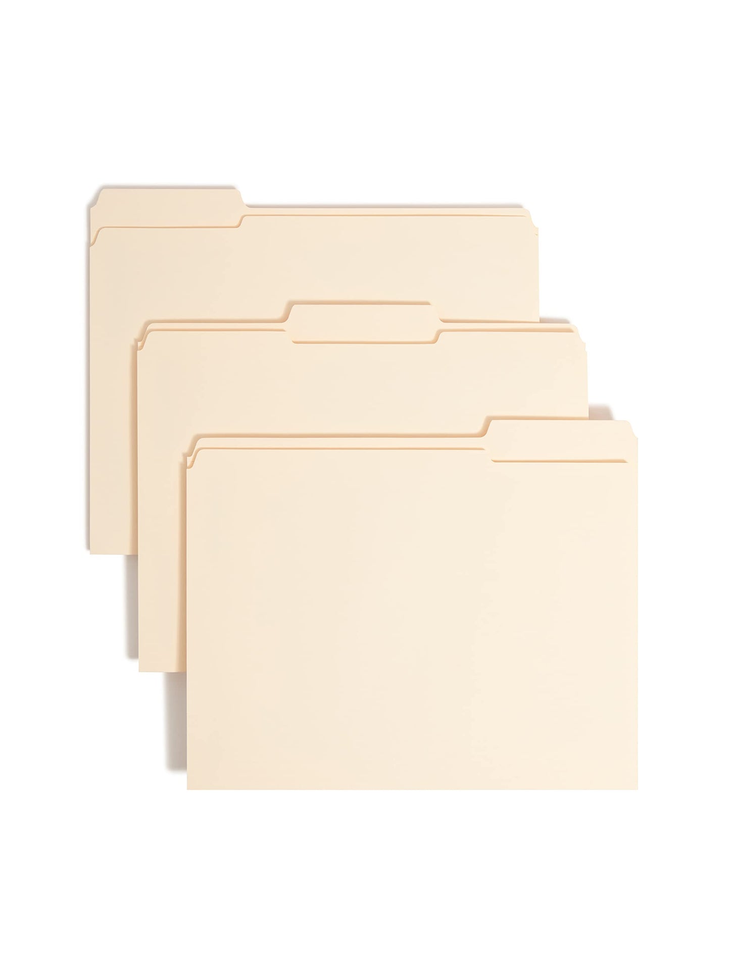Smead Fastener File Folder, 1 Fastener, Reinforced 1/3-Cut Tab, Letter Size, Manila, 50 per Box (14534)