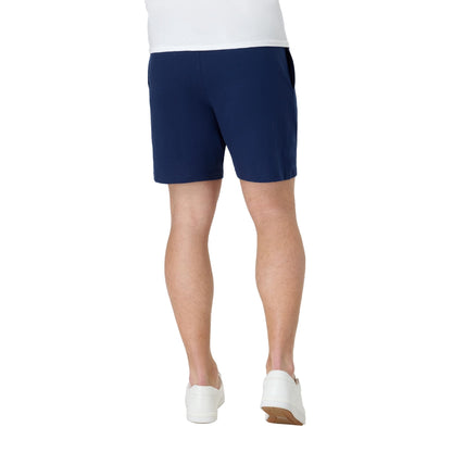 Hanes Men's Jersey Pocket Short, Navy, Medium