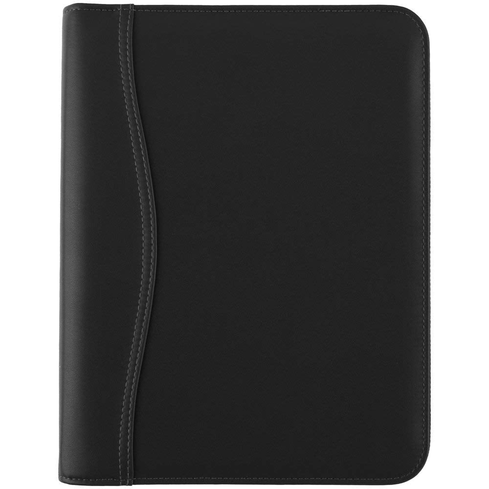 AT-A-GLANCE Genuine Leather Undated Starter Set, Desk Size, Black (031-0540-05)