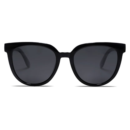 SOJOS Trendy Cat Eye Round Polarized Sunglasses for Women Fashion UV Protection Sunnies Sunglasses SJ2175