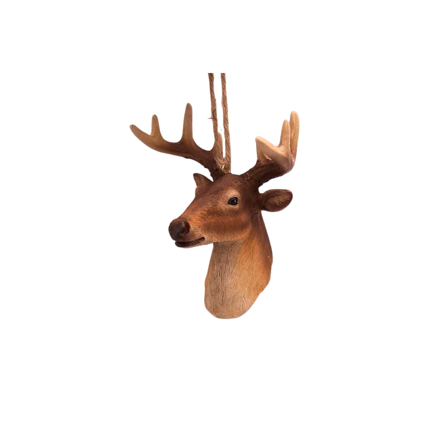 Deer Head Christmas Ornament, Great Gift for Hunters, 5 Inches