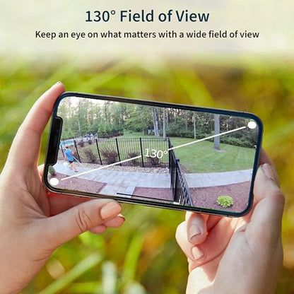 Arlo Essential Security Camera 2K | Outdoor - Indoor | 2nd Gen | Wireless with Spotlight, 2-Way Audio, Color Night Vision, Live Stream, Motion Activation, Real Time Notifications - White, 3 Cameras
