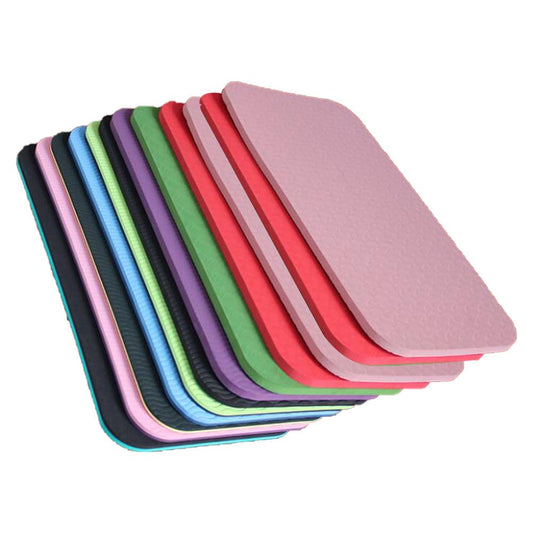 BESPORTBLE Exercise Kneeling Pad - Thick Tpe Knee Cushion for Yoga and Pilates Floor Workouts 13.38 X 6.69 X 0.23 Inch 12 Pieces Random Colors