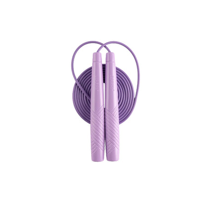 KSY Fit Jump Rope (J-240, Purple) – Everyday Fitness Rope for Women | Lightweight, Smooth KR PVC Cable, Soft-Grip Handles for Home Cardio | Made in Korea