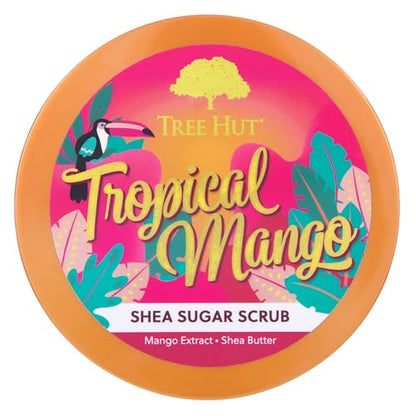 Tree Hut Coco Colada Shea Sugar Scrub, 18 oz, Ultra Hydrating and Exfoliating Scrub for Nourishing Essential Body Care