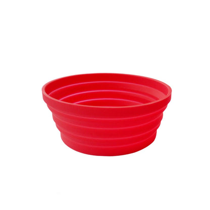 Ecoart Silicone Expandable Collapsible Bowl for Travel Camping Hiking, Blue (1 Pack)