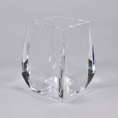 COM. TOP - Acrylic Pen Holder, Clear Desk Pen Cup, Office Supplies, Stationery Organizer, Makeup Brush Holder, 2 pack