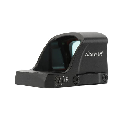 AIMWIN PN320 Aim Awake Open Reflex Sight 2 MOA Dot 32 MOA Circle Multi-Reticle Parallax Free Durable Aluminum Waterproof Optic with 11 Brightness Levels Compatible with RMR Footprint