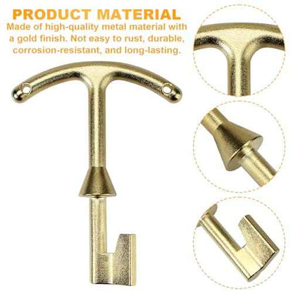 M07001 water meter key, Water Meter Box Key, Water Meter Cover/Lid Opening Tool, Valve Box Key - 5.5-inch Length