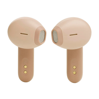 JBL Vibe Flex True Wireless Earbuds – Bluetooth Earphones with Deep Bass Sound, IP54 Water & Dust Resistant, Long Battery Life, Voice Assistant Compatible, Open-Ear Design (Beige)