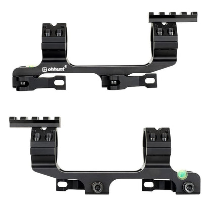 ohhunt Scope Mount 1 inch 30mm Picatinny Scope Mounts Rings QD Quick Release with Scope Level