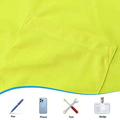 A-SAFETY High Visibility Safety Customize Logo Long Sleev T-Shirt (XS-6XL)