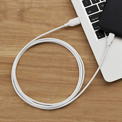 Amazon Basics 2-Pack USB-C to USB-A 2.0 Fast Charger Cable, 480Mbps Speed, USB-IF Certified, for Apple iPhone 16/15, iPad, Samsung Galaxy, Tablets, Laptops, 1.8 m, Black