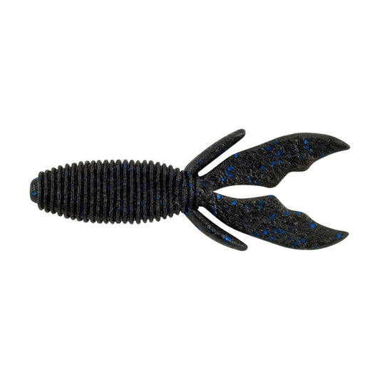 Berkley PowerBait MaxScent Fishing Soft Bait, Black, 4"