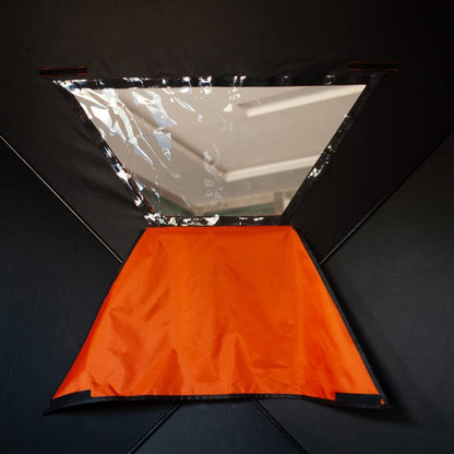 Nordic Legend Arctic Blaze 3-4 Man Pop-Up Portable Ice Fishing Shelter,34 Square Feet of Fishable Area, Portable Ice Shanty
