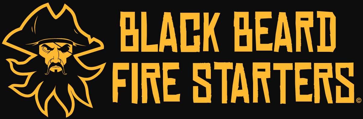 Black Beard Fire Starter Rope (1 Rope) | 100% Weatherproof Fire Starter for Campfires | Can Light 50+ Fires with Over 4.5 Hour Burn Time | Infinite Shelf Life for Emergency Survival Kits | Made in USA