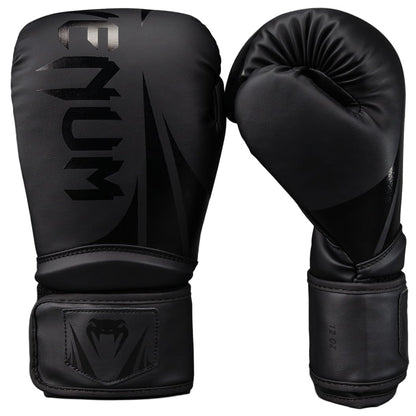 Challenger 2.5 Boxing Gloves - Black/Black - 14-Ounce