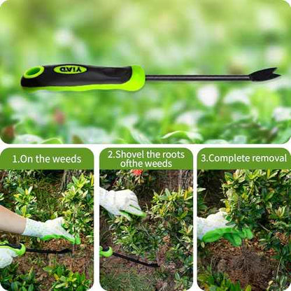 Dandelion Weed Puller Tool, Weed Puller Tool with Ergonomic Handle Garden Weed Remover Tool for Planting, Dandelion Puller Flower and Vegetable Care in Lawn Garden Yard