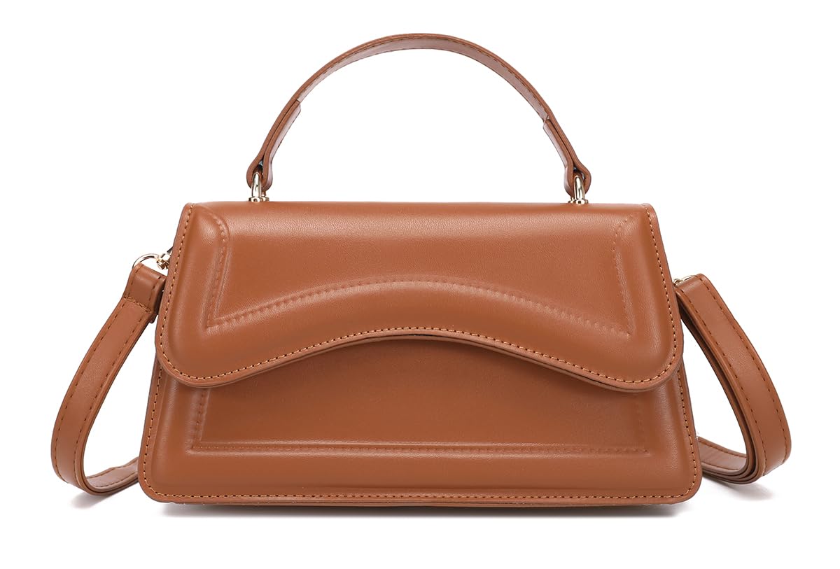 XTAPAN Trendy Mini Purse for Women small purses for women trendy Brown bag