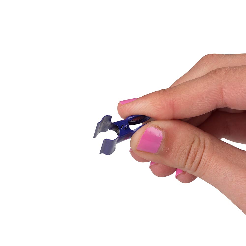JAM PAPER Metal Bulldog Clips - Small - 22mm - Purple - 25/Pack