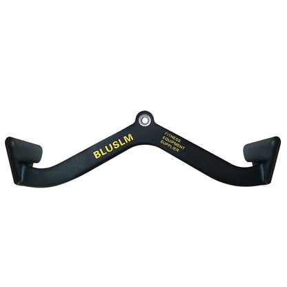BLUSLM LAT Pull Down Bar for Cable Machine, LAT Pulldown Attachments T-bar V-bar Cable Attachment for Gym, Back Tricep Strength Training Handle