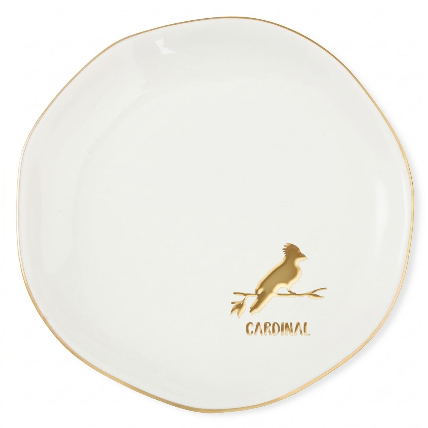 InnoBeta Cardinal Gifs for Women, Ceramic Jewelry Tray Decorative Trinket Dish for Rings Earrings Necklaces Bracelet Watch Keys, Gifts for Birthday, Mother's Day, Christmas - 4.75"