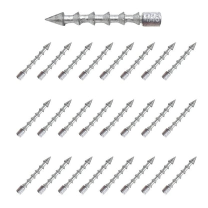 Reaction Tackle Nail Weights for Bass Fishing - Insert Pencil Sinkers for Wacky Rig, Neko Rig and Soft Plastic Lures - Freshwater and Saltwater - 1/16 Oz