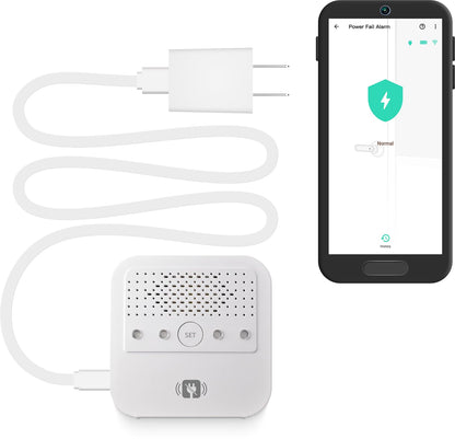 YoLink Smart Power Fail Alarm & Hub Kit, Smart Home Starter Kit with AC Power Outage Alert, LoRa Long-Range, Remote Monitoring, App Alerts, Text/SMS, Email Alerts, IFTTT