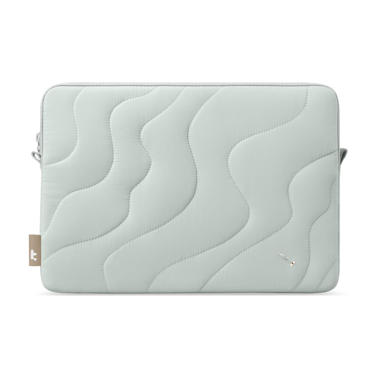 tomtoc 360 Protective Puffy Laptop Sleeve for 15-inch MacBook Air M5/A3448 (2026), M4/A3241 2025, M3/A3114, M2/A2941, 15" Surface Laptop 7th(Copilot+ PC)/6/5/4/3, Quilted Puffer Soft Computer Case Bag