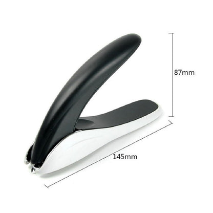 Heavy Duty Staple Remover Ergonomic Staple Puller Tool for Office School, Home, Fits Standard Staples, Black White