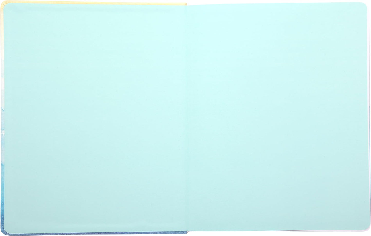 WORLD TRAVELER Large Lined Journal Notebook - Lay-Flat Hardcover Notebook with 2 Ribbon Bookmarks Hardbound Writing Journal 256 Ruled White & Ivory Pages 8x10 Inches, Abstract Ombre