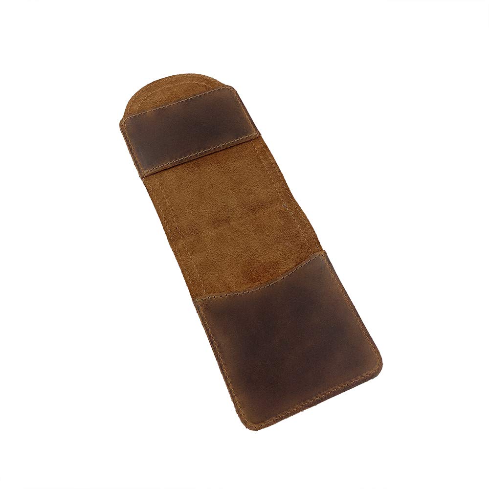 Hide & Drink, Journal Cover for Hard Cover Moleskine Pocket Size (3.5 x 5.5 in.) Classic Notebook (Notebook NOT Included), Full Grain Leather, Handmade, Bourbon Brown