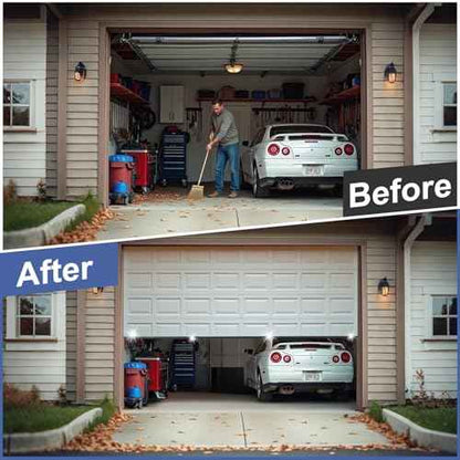 Premium Garage Door Bottom Seal - 16.5ft Weatherproof EPDM Rubber, Easy Install, Blocks Drafts/Rain/Rodents, Noise-Reducing & Energy Saving