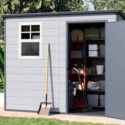 COLORPAPA 2 Pack Shed Windows,12" x 18" Small Sliding Windows,Flush Mount Windows with Tempered Glass and Fiberglass Screen for Shed, Chicken Coop, Playhouse, Household, Garage, Barns (White)