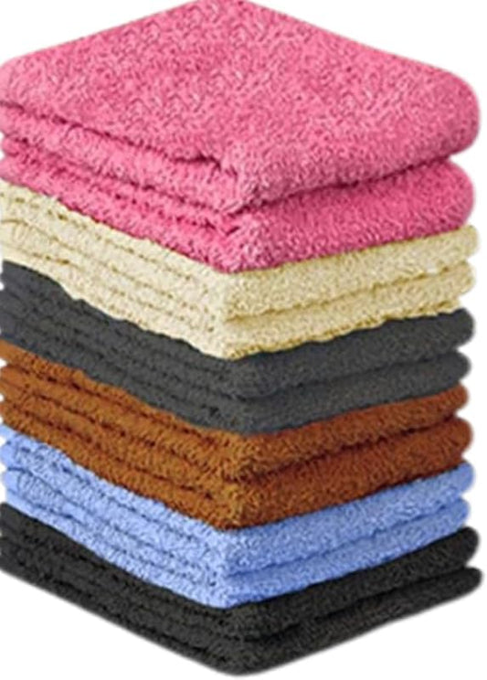 100% Cotton Washcloth Set – Soft, Absorbent Face Towels