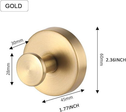 Suction Cup Wreath Hanger，Suction Cup Hooks Hanging 15 Lbs，Waterproof Suction Cup Wreath Holder for Windows (Gold, 2)