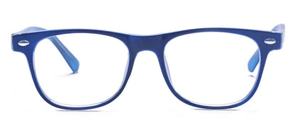 Outray Kids Teens Computer Blue Light Blocking Glasses for Boys and Gilrs Anti Eyestrain 2185c2 Blue