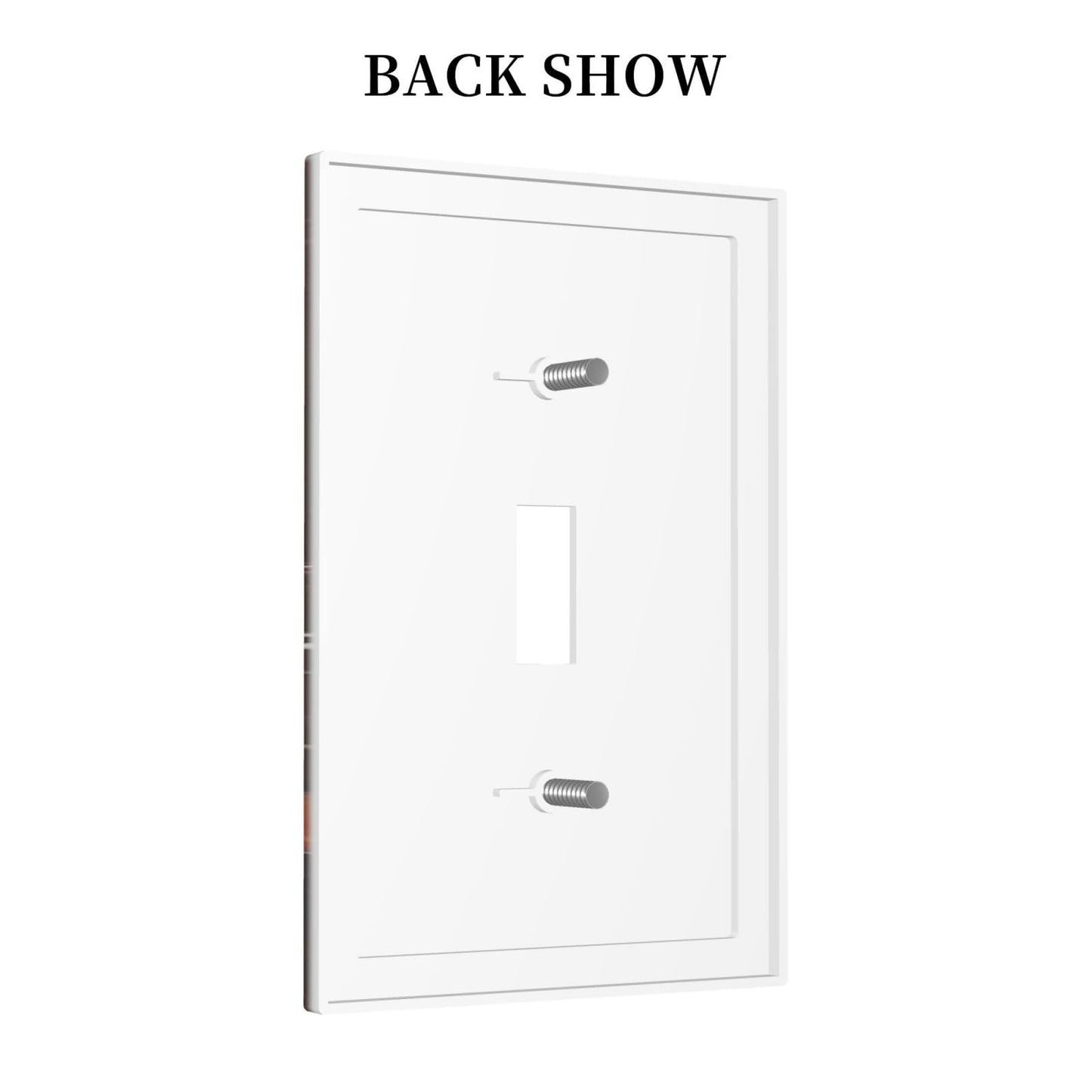 Decorative Art Light Switch Covers Christmas St Paul's Snowy Café Single Toggle Wall Plate Decorative Switchcover Electrical