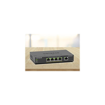 NETGEAR 8 Port PoE Gigabit Ethernet Easy Smart Managed Essentials Switch (GS308EPP) - with 8 x PoE+ @ 123W, Desktop or Wall Mount